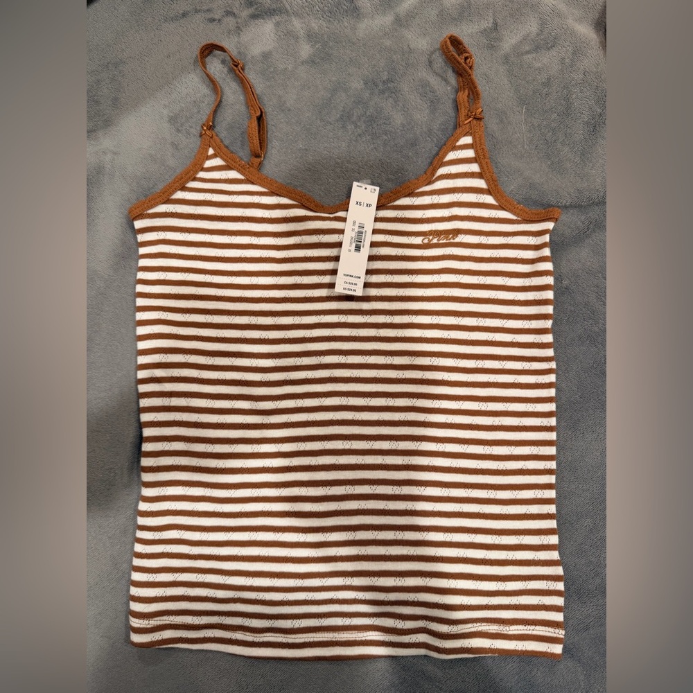 NWT Victoria's Secret PINK pretty perfect tank top size XS